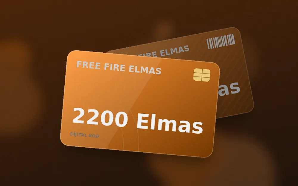 Free Fire 2200 Elmas
