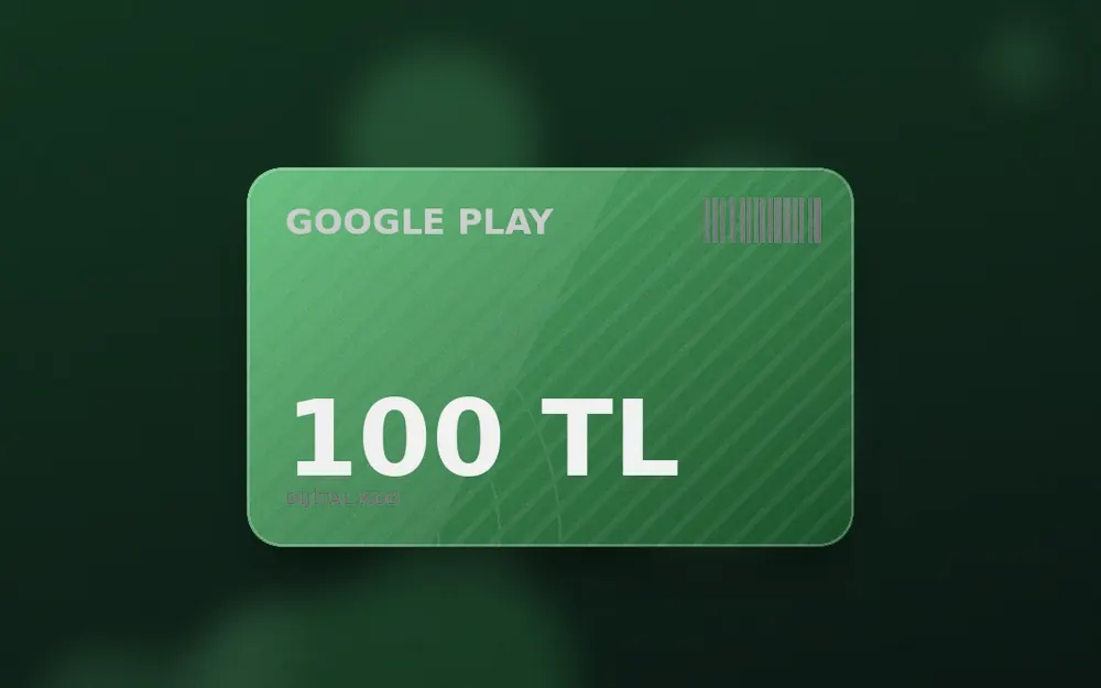 Google Play 100 TL Hediye Kartı