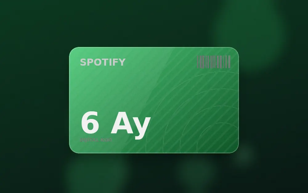 Spotify Premium 6 Aylık Kod