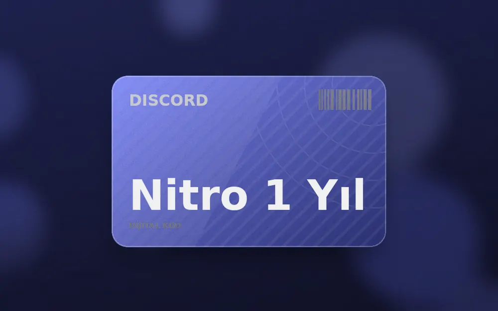 Discord Nitro 1 Yıllık Kod