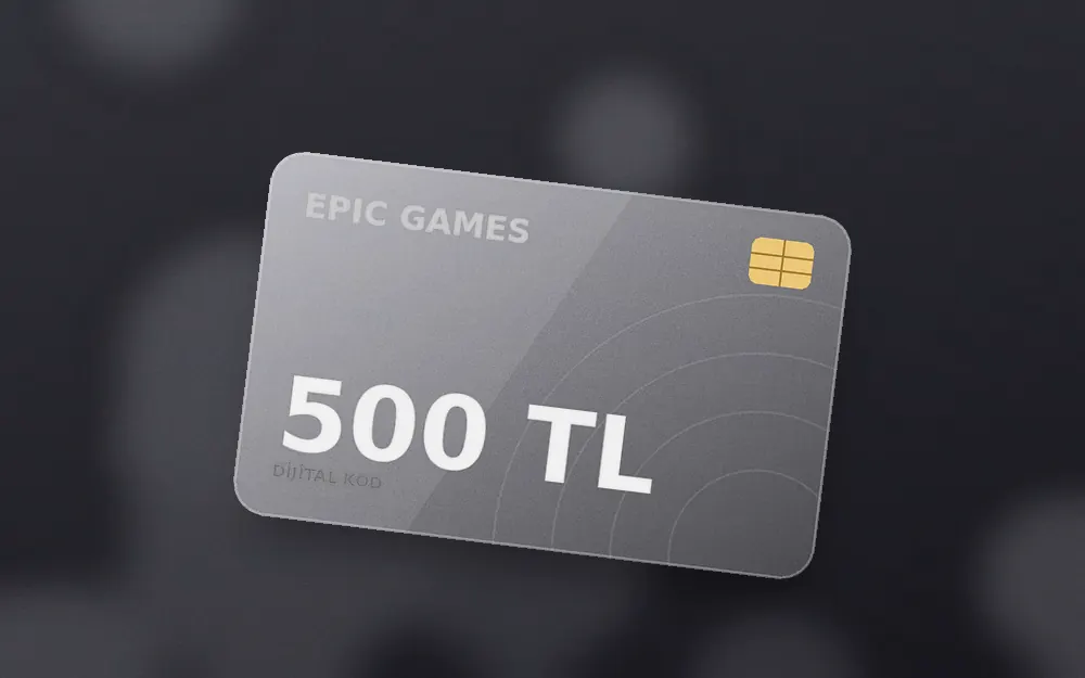Epic Games 500 TL Cüzdan Kodu
