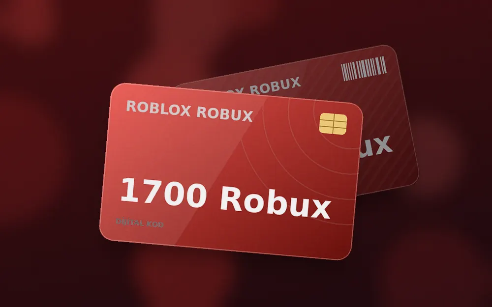 Roblox 1700 Robux Hediye Kartı